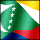 3D Comoros Flag