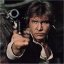 Han Solo takes aim