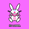 Happy bunny loser