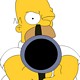 Homer With Gun 2