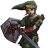 Link holding shield