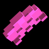 Pink space invader
