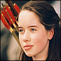Susan Pevensie with bow