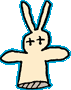 bunny mitten